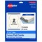 Avery Printable Geo Flat Cards, Sure Feed Technology, 5" x 7", Matte Ivory Cardstock, Laser/Inkjet Printable, 20 Total, Great for Product Branding, Marketing, and More